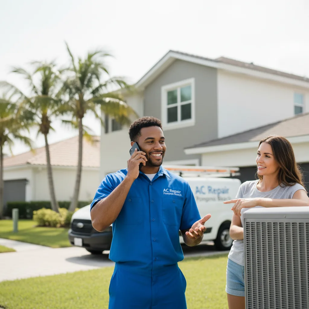 AC Repair Pompano Beach customer support in Erie